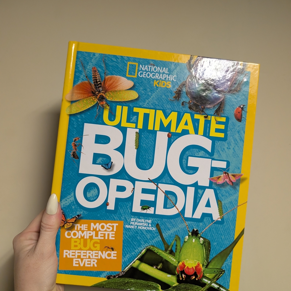 National Geographic Kids Ultimate Bugopedia — Bright Blue & Yellow Cover